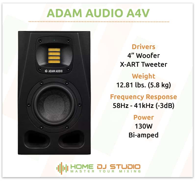 ADAM Audio A4V Specifications.