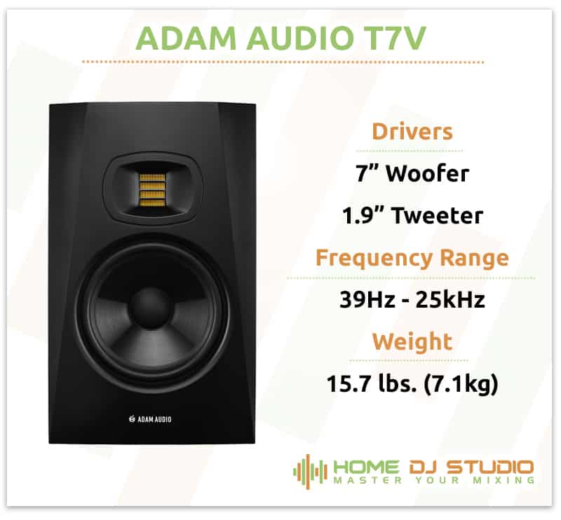 Adam Audio T7V Specifications.