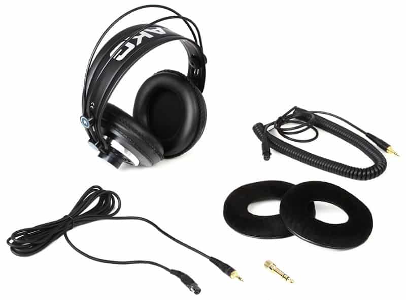 AKG K240 MKII accessories.
