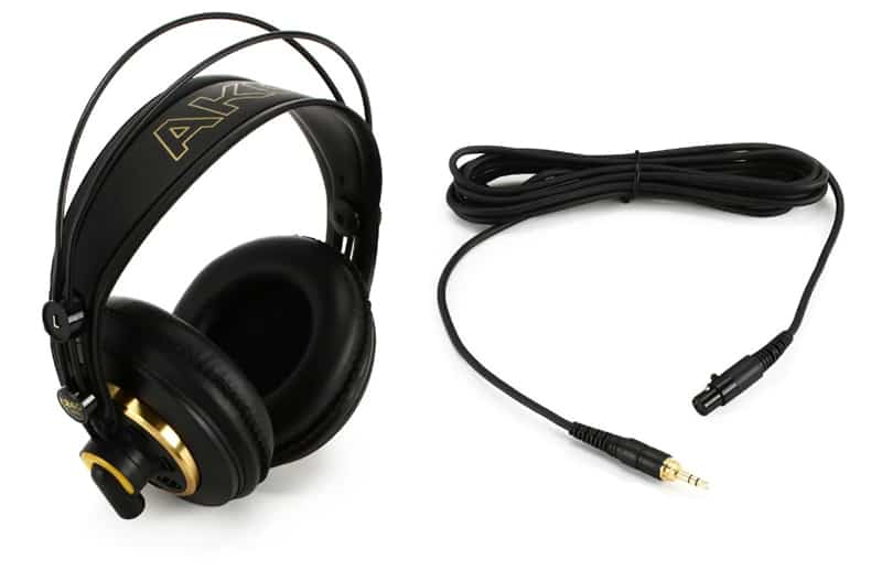 AKG K240 headphones and cable.