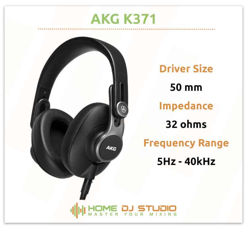 AKG K371 Specifications.