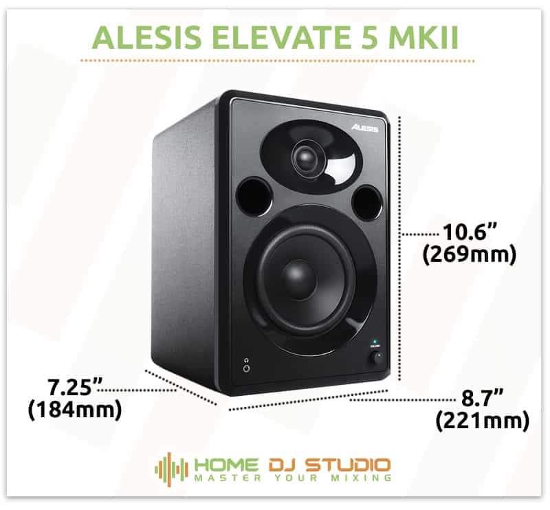 Alesis Elevate 5 MKII Dimensions