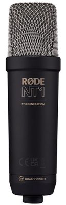 Front view of the Rode NT1 5th Generation microphone.