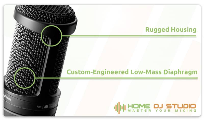 Audio-Technica AT2020 Build Quality Details.
