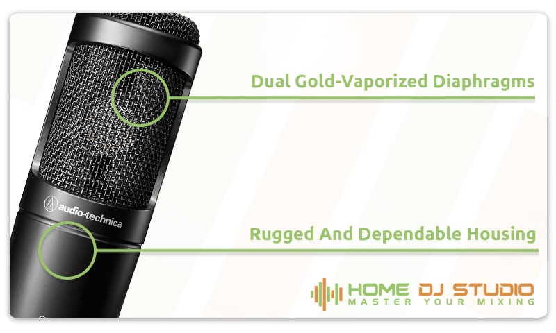 Audio-Technica AT2050 build quality details.