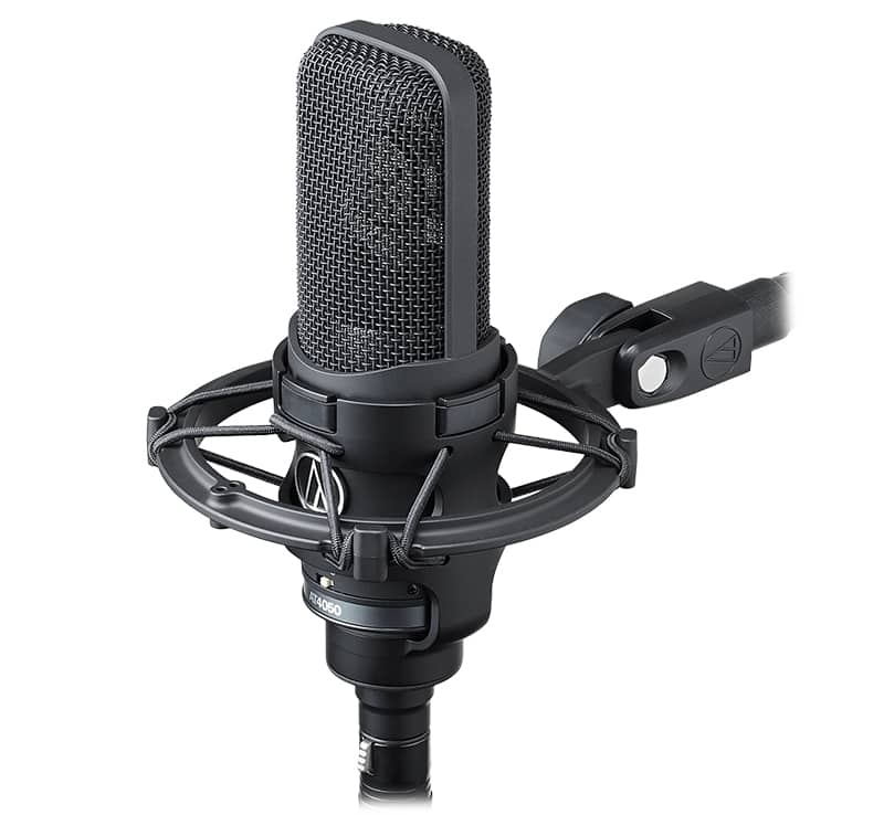 Audio-Technica AT4050 in a shock mount.