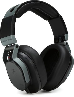 Three quarter view of the Austrian Audio Hi-X55 headphones.