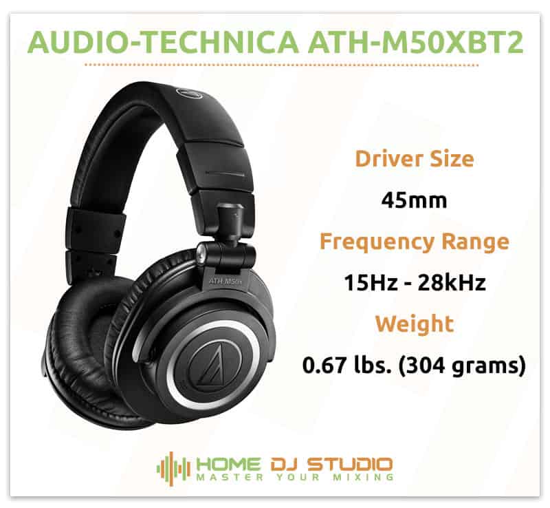 Audio-Technica ATH-M50xBT2 Specifications.