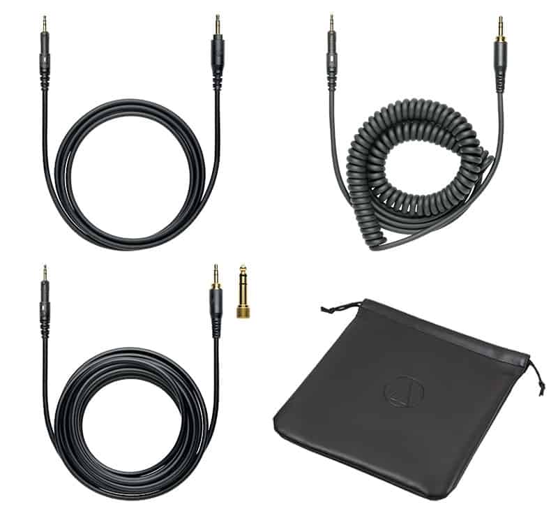 Audio-Technica ATH-M60x extras.