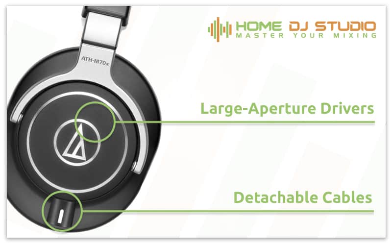 Audio-Technica ATH-M70x Details.