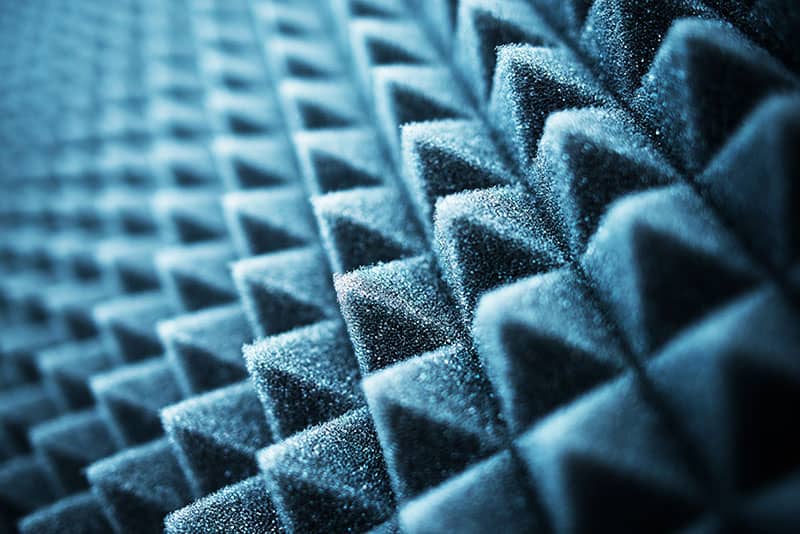 Close up photo of an acoustic panel