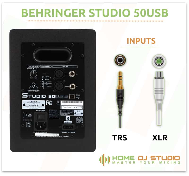 Behringer Studio 50USB Connection Options
