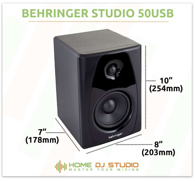 Behringer Studio 50USB Dimensions