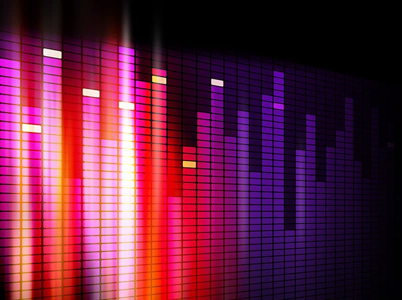 Equalizer graphic.