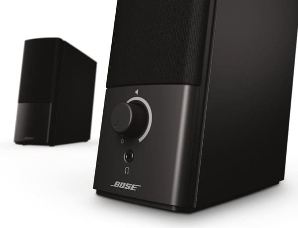 Close up of the Bose Companion 2 Series III.