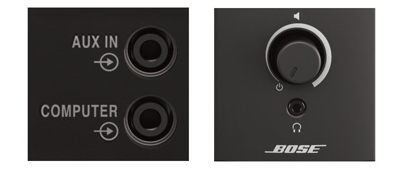 Bose Companion 2 Series III Connection Options.