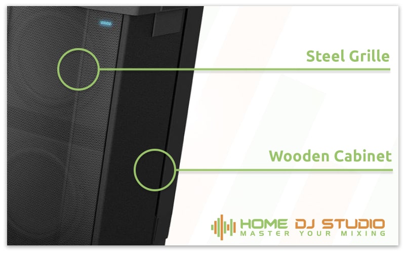 Bose F1 subwoofer details.