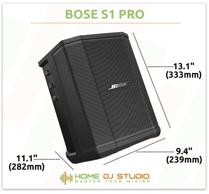 Bose S1 Pro Dimensions