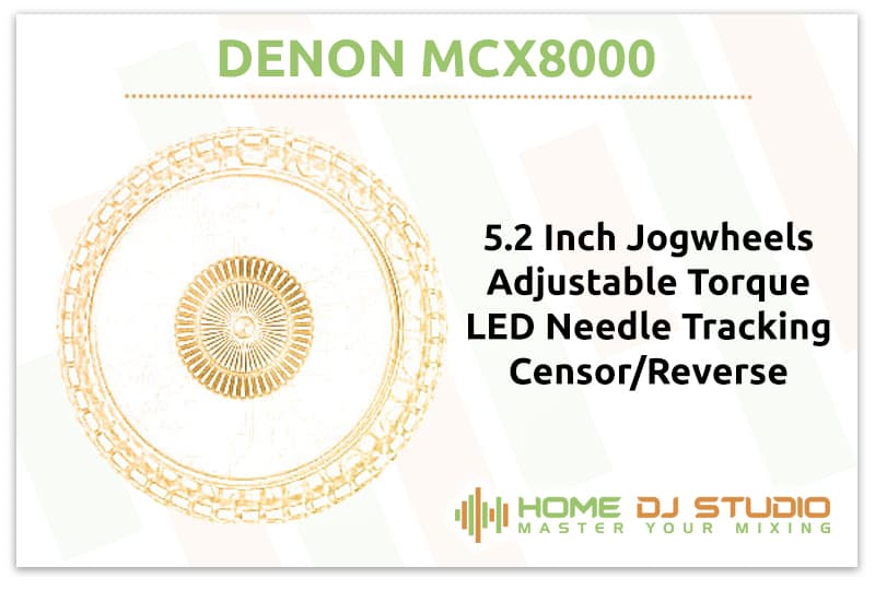 Denon MCX8000 Jogwheels