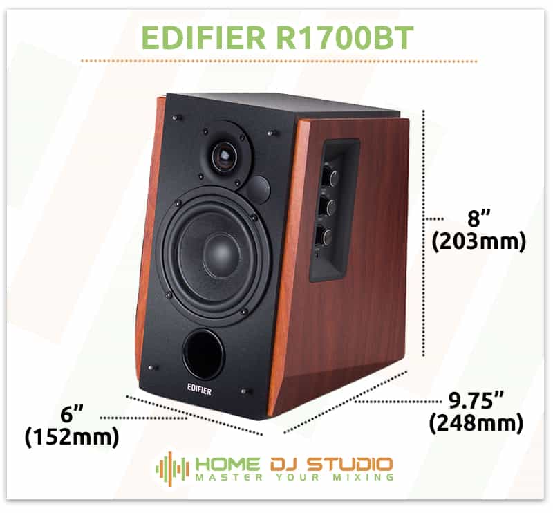 Edifier R1700BT Dimensions