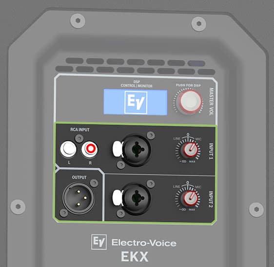 EV EKX-12P Connection Options.