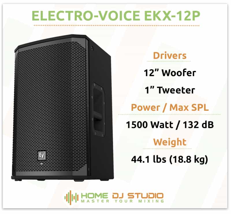 EV EKX-12P Specifications.