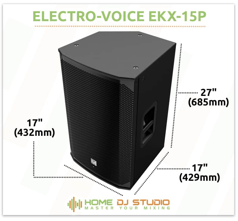 EV EKX 15P Dimensions
