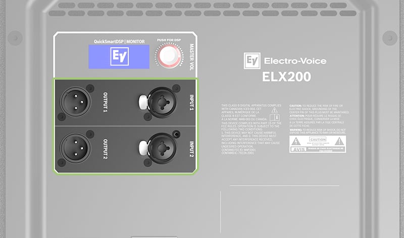 EV ELX200-18SP Connection Options.