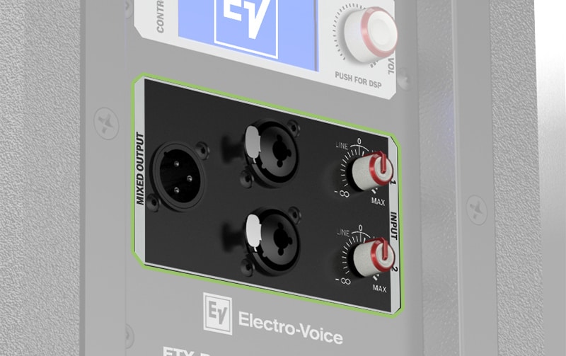 EV ETX-15P Connections.