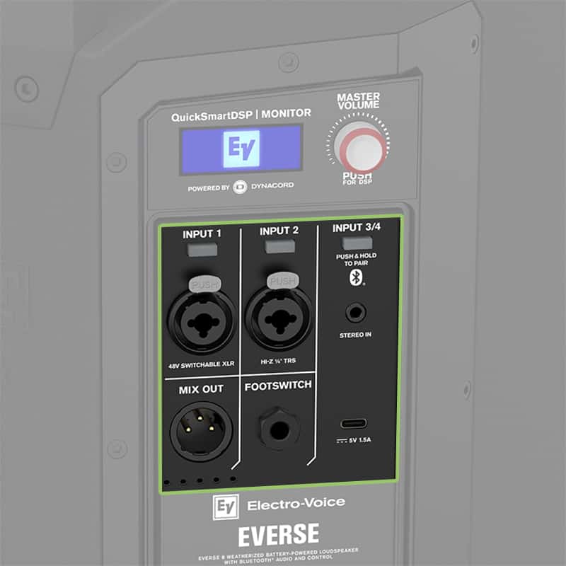 EV Everse 8 Connections.