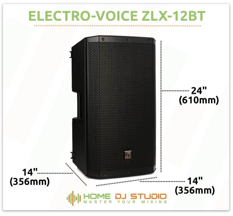 Electro-Voice ZLX-12BT Dimensions