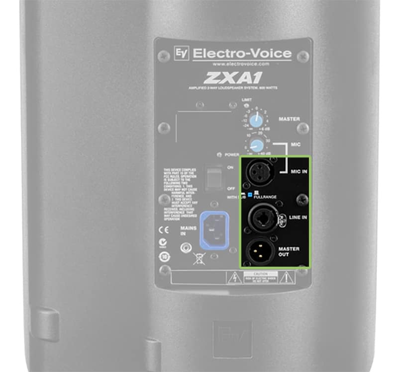 EV ZXA1 Connection Options.