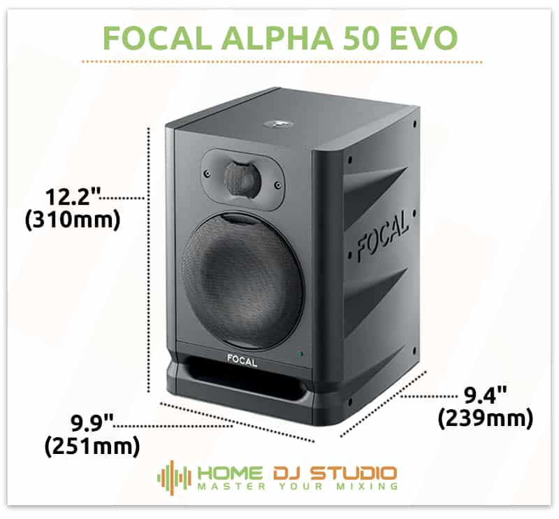 Focal Alpha 50 Evo Dimensions