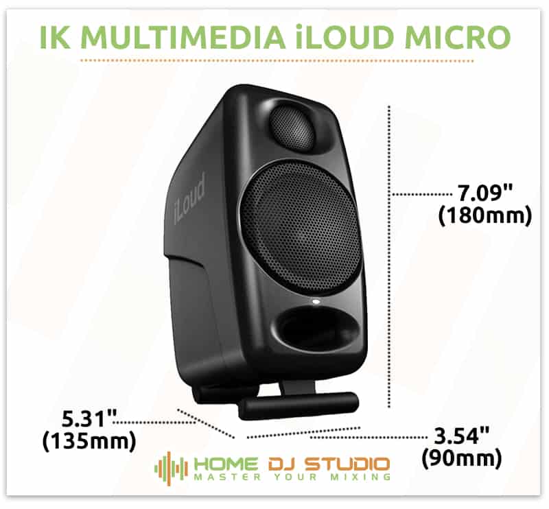 IK Multimedia iLoud Micro Dimensions