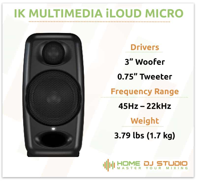 IK Multimedia iLoud Micro Specifications