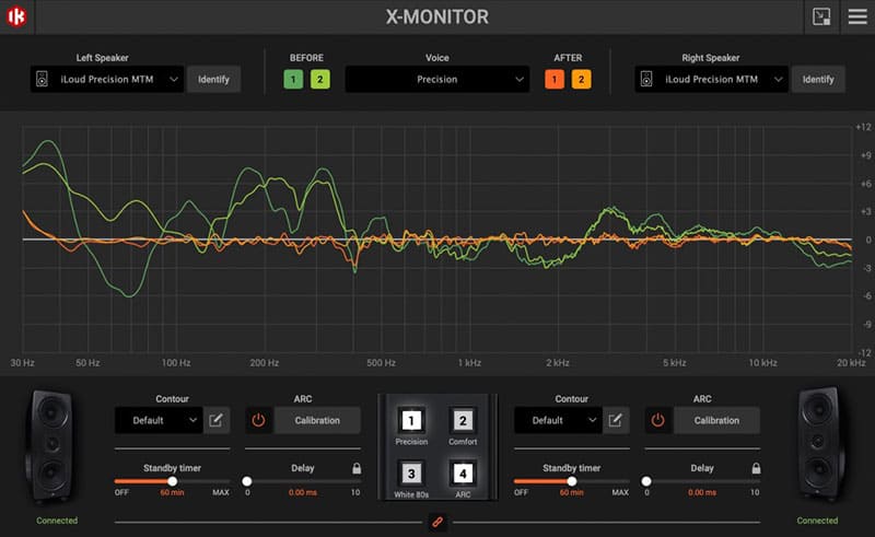 IK Multimedia iLoud Precision 5 X-Monitor Software.