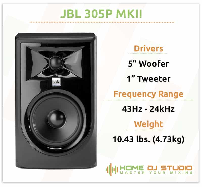 JBL 305P MKII Specifications