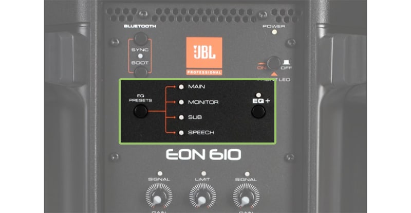 JBL EON 610 Tuning