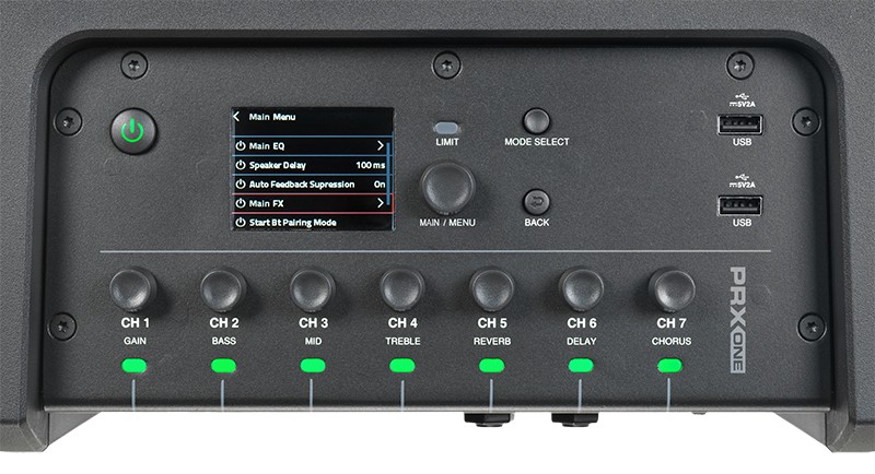 JBL PRX ONE Tuning Options.