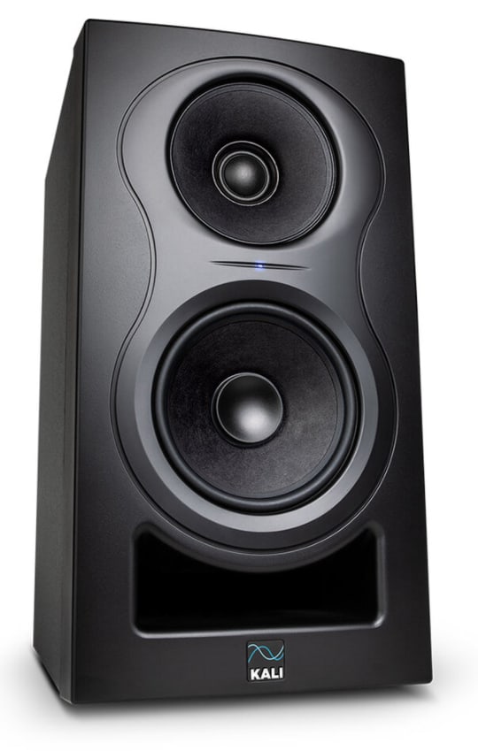 Three quarter view of the Kali Audio IN-5 studio monitor.