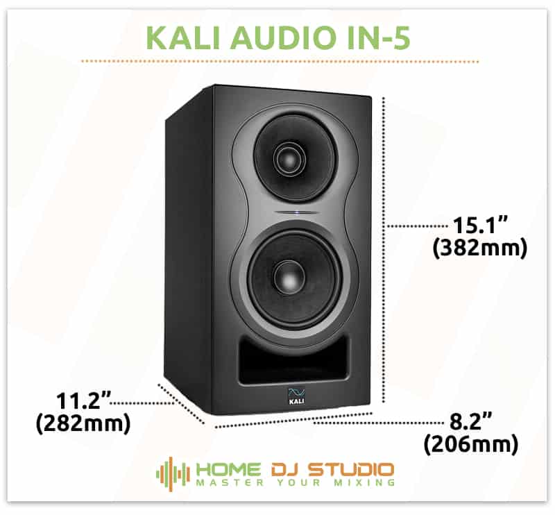 Kali Audio IN-5 Dimensions.