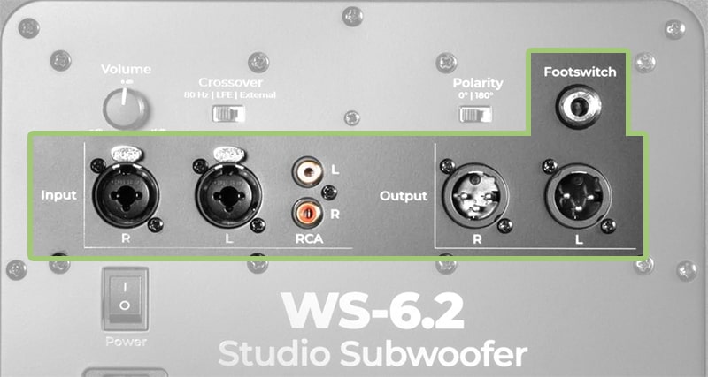 Kali Audio WS-6.2 Connection Options.