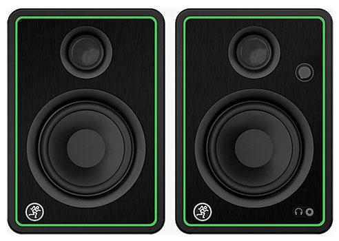 Mackie CR4-X Studio Monitors.