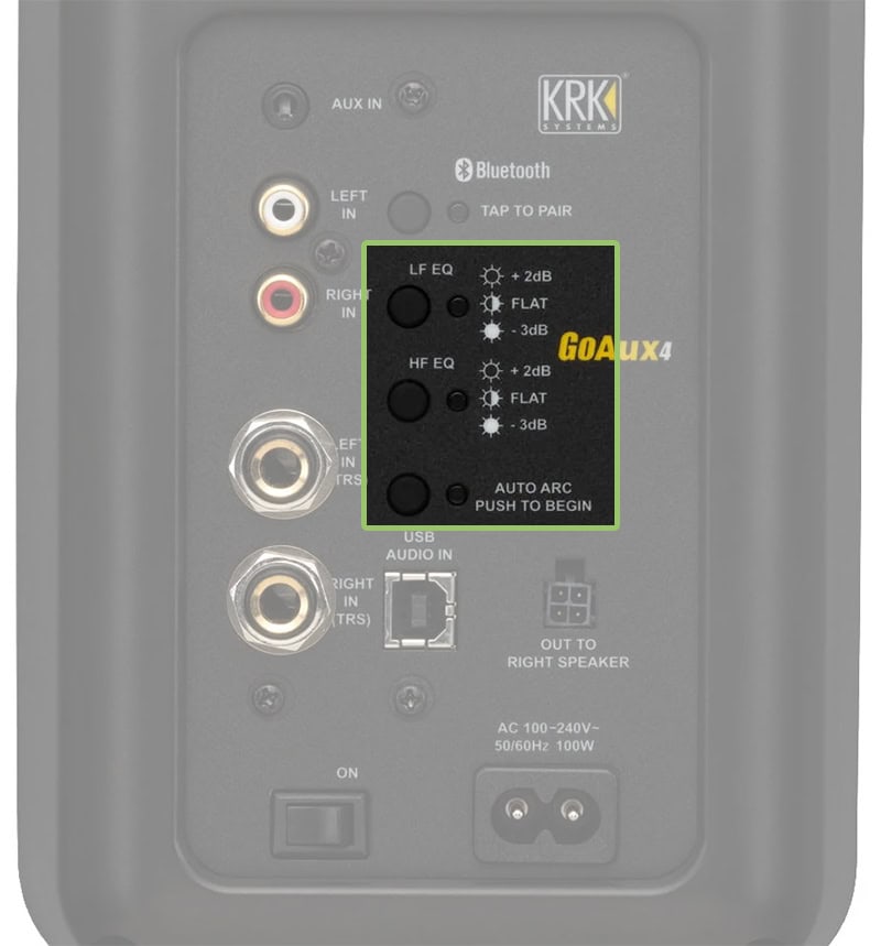 KRK GOAUX4 Tuning Options.