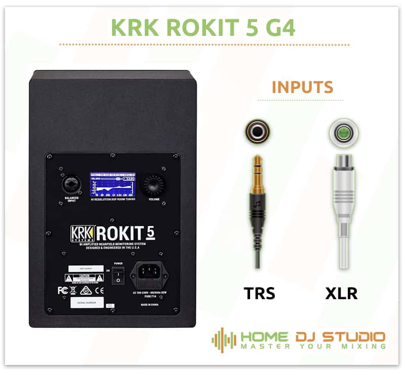 KRK Rokit 5 G4 Connections