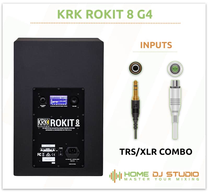 KRK Rokit 8 G4 Connections