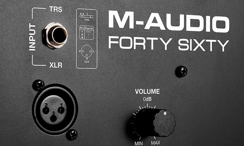 M-Audio Forty Sixty Connection Options.