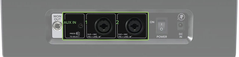 Mackie FreePlay LIVE connection options