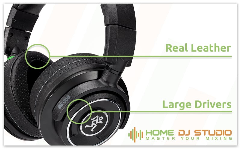 Mackie MC-350 Details.