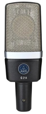 AKG C214 microphone.